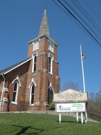 Churchill, Ontario, St. Peter's Anglican Church on Highway 11