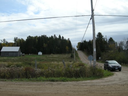 Backroads just northeast of Powassan, Ontario near Highway 11