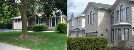 Willowdale home transformation, highway 11 yonge street